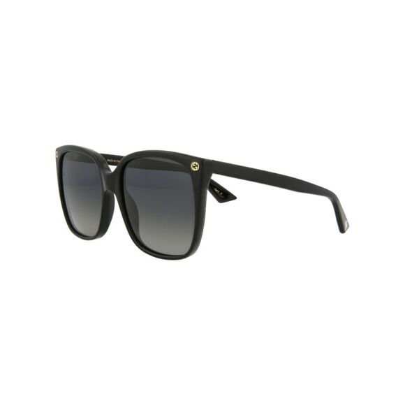 Gucci Square-Frame Acetate Sunglasses Black Womens